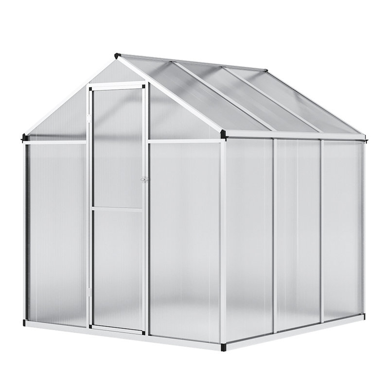 Callida Hobby Greenhouse, 194.5cm H x 185cm W x 185.6cm D, Sliver