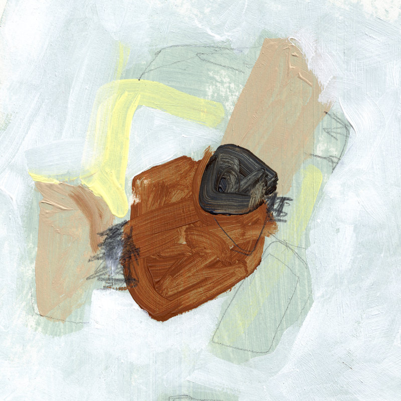 Rudimentary III by Jennifer Paxton Parker - Wrapped Canvas Painting, 51cm H x 51cm W x 3.8cm D