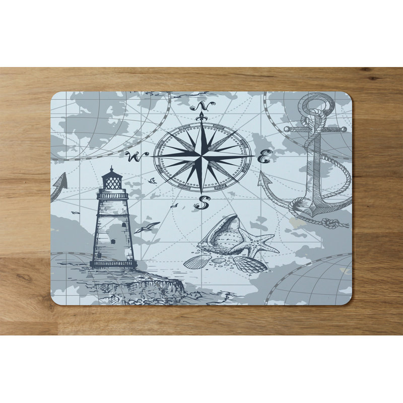 Rhys Polyester-Coated Hardboard Rectangle Placemat
