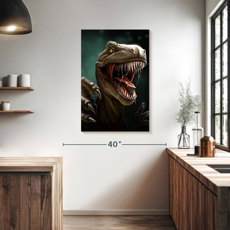 Brampt Vicious Dinosaur, 39" H x 26" W