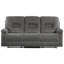 Aldea 3 Seater Velvet Electric Reclining Sofa-82516805