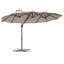 Umbrella Polyester and Aluminium Outdoor Parasol Garden Shade Terrace-831547693
