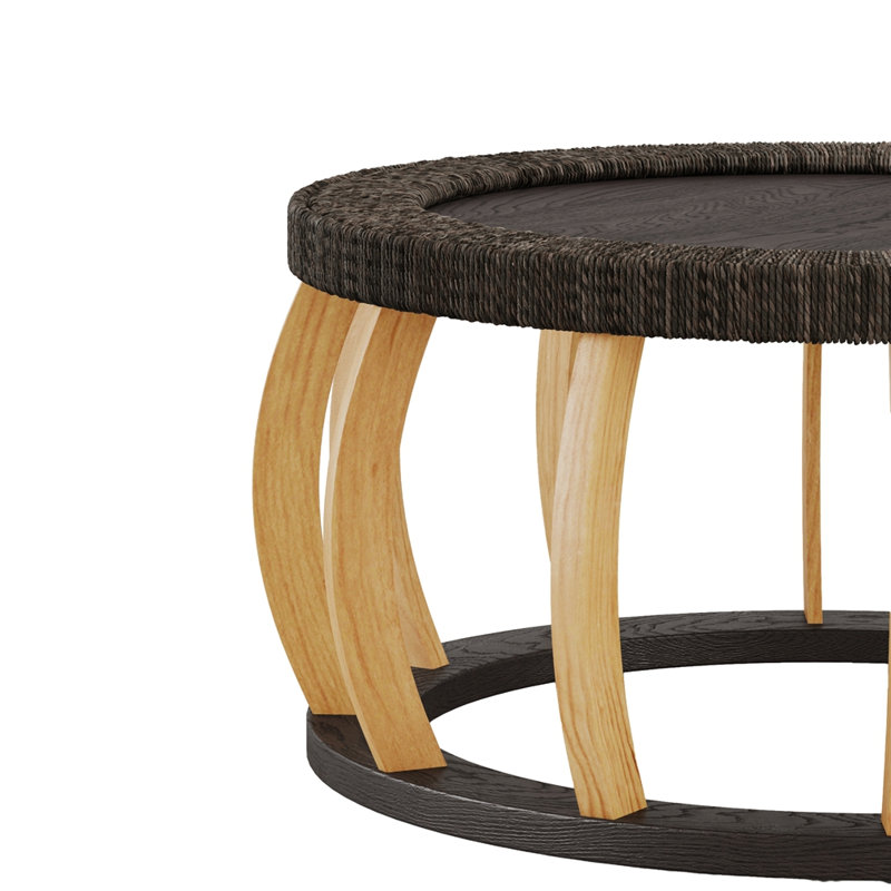 Table d'appoint 35,43 po, Brun-noir