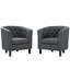 Ensemble de fauteuils rembourrés en tissu Modway Prospect-2041713295
