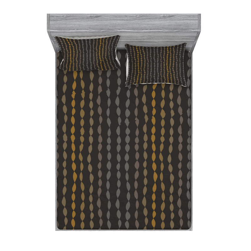 Microfiber Sheet Set, Queen Sheet Set with Fitted Sheet