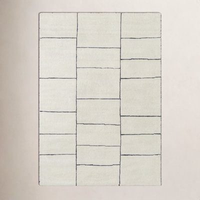 Caely Hand-Tufted Geometric Rug