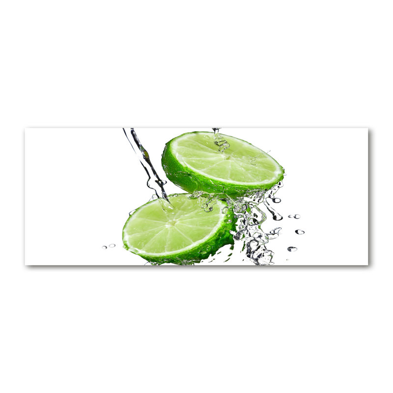 Limes And Water - No Frame Print on Canvas