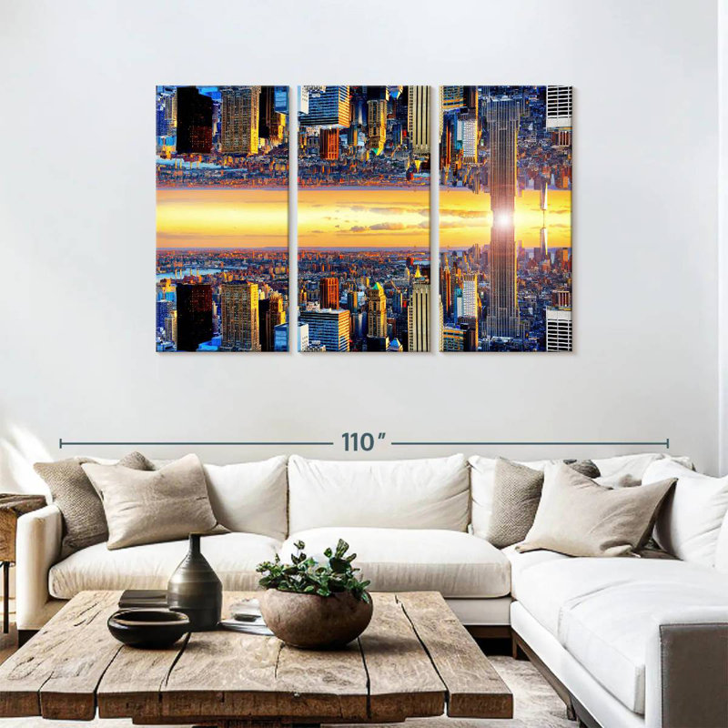 Sireci NYC Double Sided, 48" H x 74" W