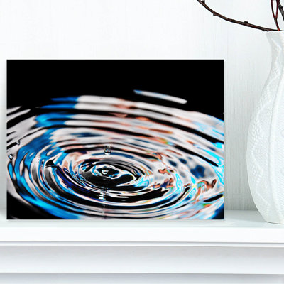 " Beautiful Splash Of Purple Water "