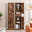 67" High Storage Cabinet with 2 Doors and 1 Drawer-1336676041