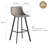 Amiayah Upholstered Counter Stool with Steel Frame-873528706-873528707