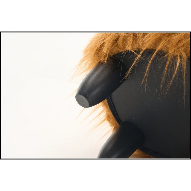 Repose-pieds avec rangement caché Highland Cow
