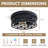 Industrial Round Flush Mount Ceiling Light, 2-light Matte Black Metal Ceiling Fixture For Bedroom & Entryway(Set of 2)-599103961