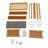 6 Pair Bamboo Shoe Storage Bench with Cushion-95976347