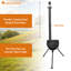 Orion Portable Tri-Pod Tent Stove in Black