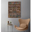 Art textuel sur toile tendue Classroom Rules-31597648