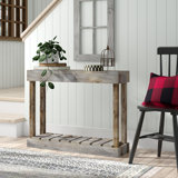 Mercurio 36'' Solid Wood Console Table