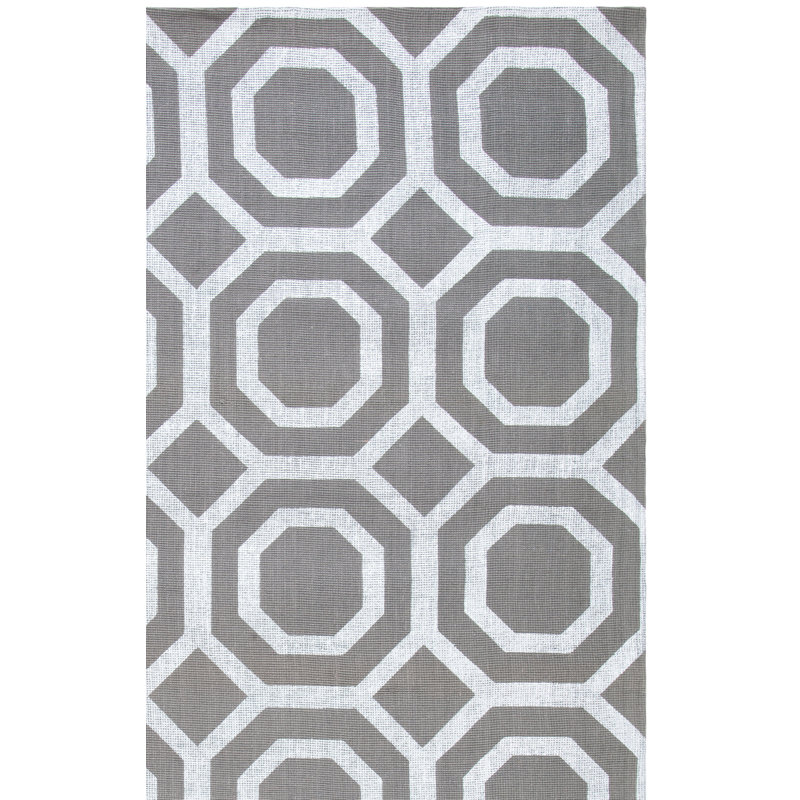 Tapis en jute tissé à la main Nilde Cedar Brook, Rectangle 2 pi 3 po x 3 pi 9 po