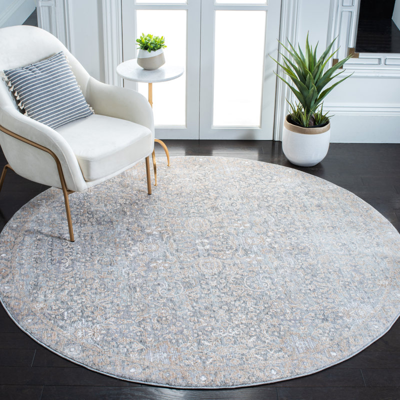 Thielsen 300 Performance Oriental Rug, Round 6'7"