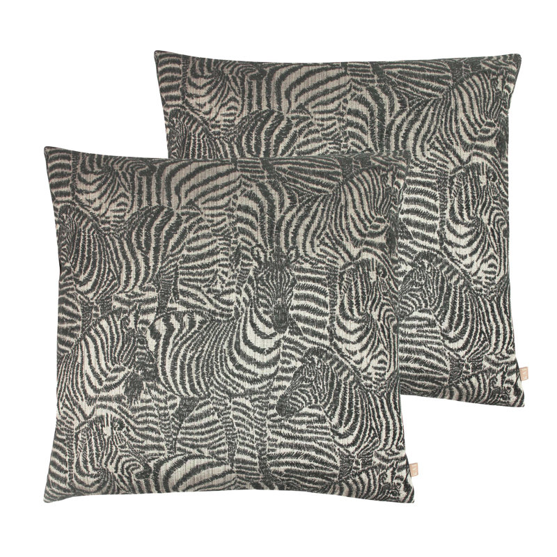 Square Cushion, 55cm H x 55cm W x 20cm D, Earth