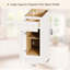 Armoire 12 po x 24 po x 34,5 po en bois massif Shaker