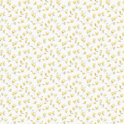 Galerie Miniatures 3 Yellow Floral Wallpaper