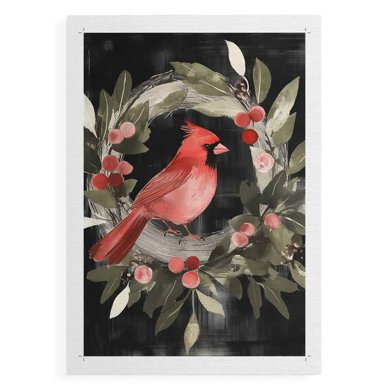 Art des Fêtes de Noël Cxxxiv - reproduction de toile seulement, H 27 po x l 18 po
