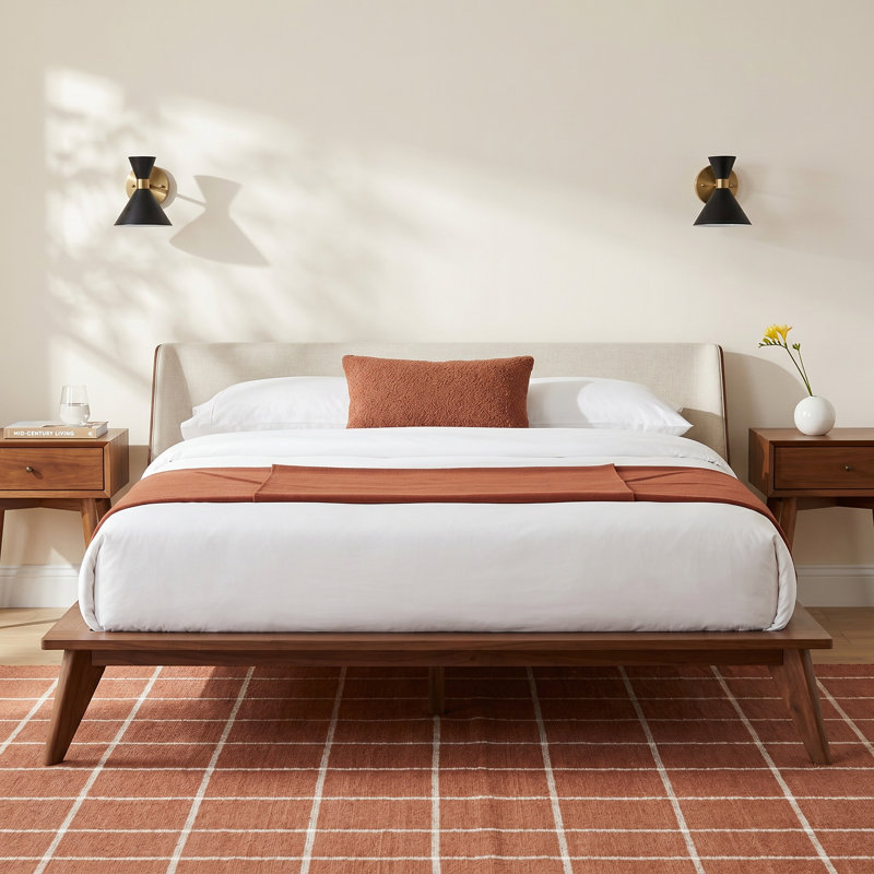 Fiora Upholstered Platform Bed, King