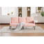 Oversized Plush Loveseat With Corduroy Upholstery, Side Pockets, And Metal Legs For Modern Living Spaces.-1299189112