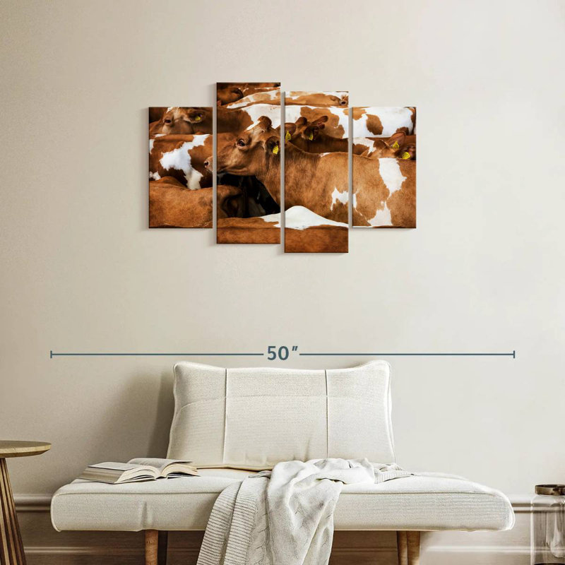 Brampt Guernsey Cows, 22'' H x 36'' W