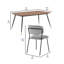 Baboquivari 4 - Person Solid Wood Top Four Leg Dining Set-2089351179