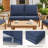 Outdoor Deep Seating Cushion Set-841534571-841534575