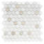 Eterna Hex 12" x 12" Shiny Glass Mosaic Tile