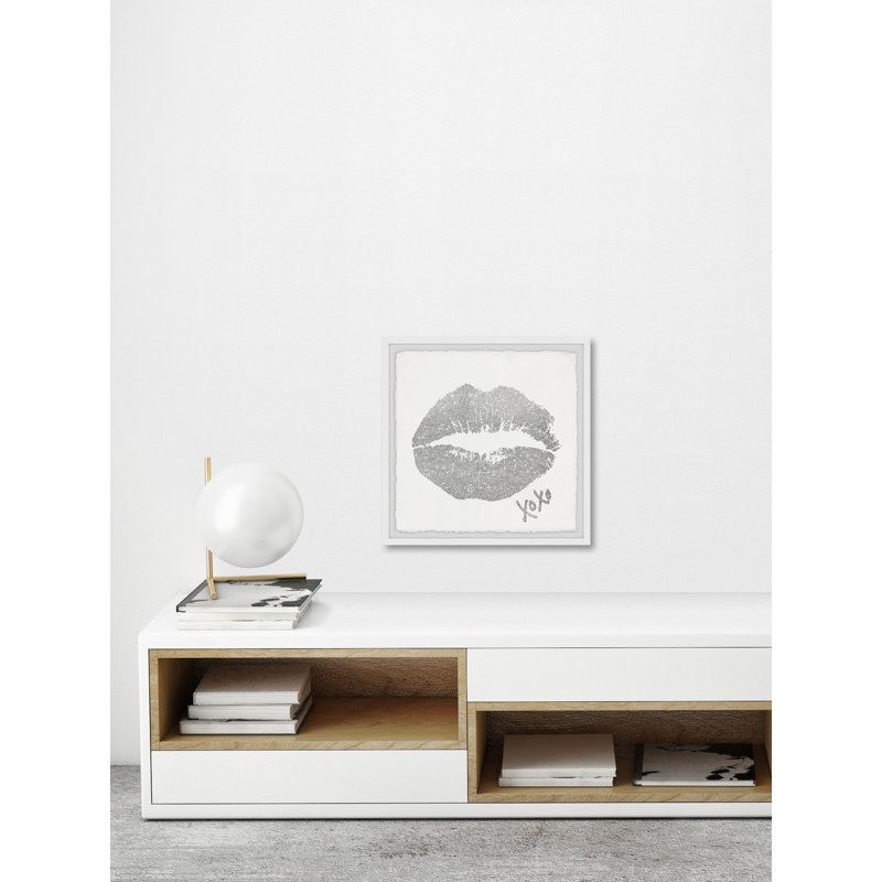 XOXO V by Marmont Hill - Single Picture Frame Print, 51 x 51cm