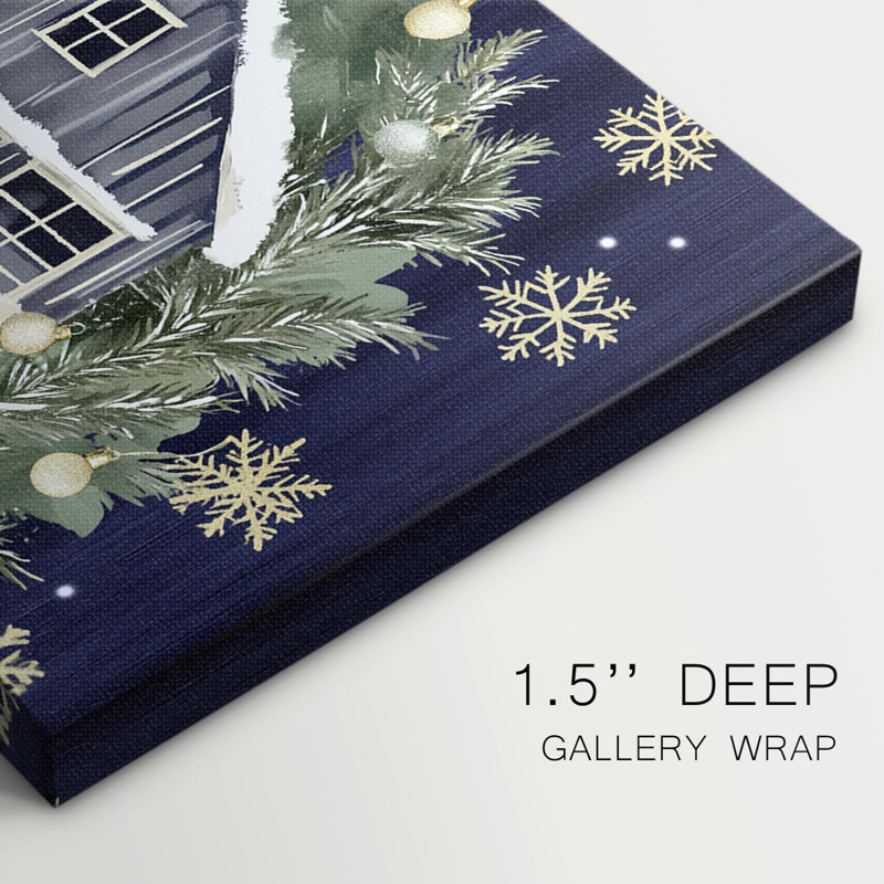 Christmas Holiday Art III- Gallery Wrapped Canvas-CLXV, 12" H x 18" W