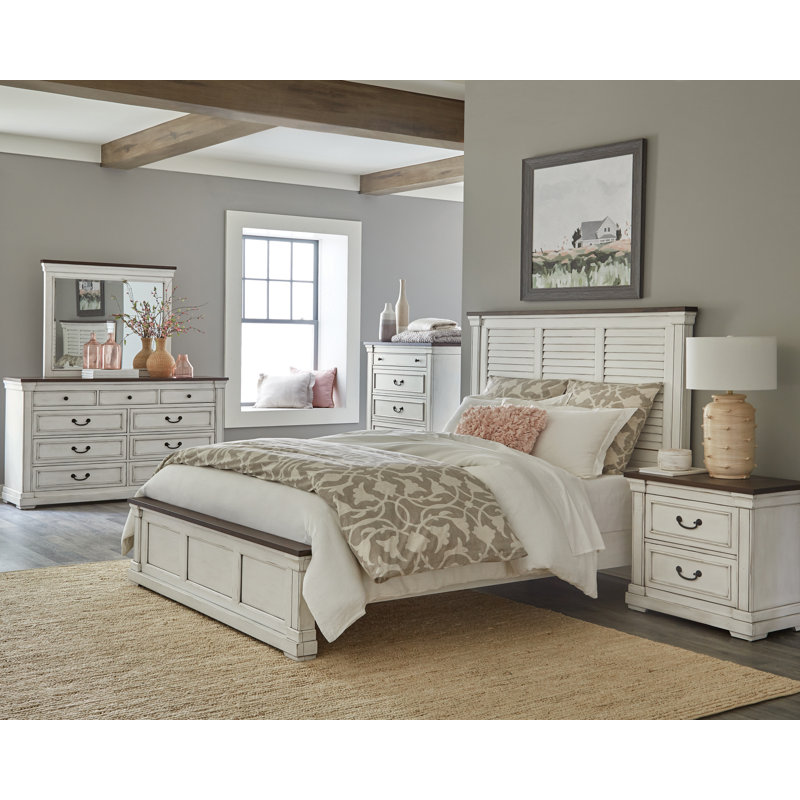 Avarae Low Profile Panel Bed, King