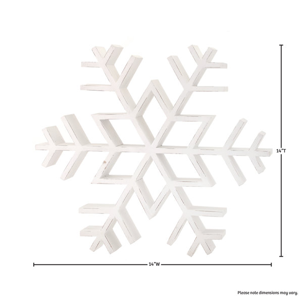 Sand & Stable Snowflake on Stand Table Décor & Reviews