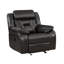 Fauteuil inclinable et oscillant en similicuir de 40 po Selinger-216907199