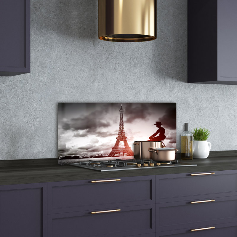 50cm W x 100cm L Glass Peel and Stick Panel