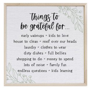 Things To Grateful