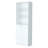 White 2-Door Bookcase, Ideal Home Office Furniture
