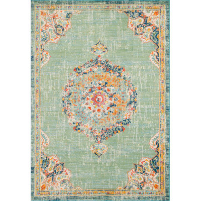 Ernst Green/Orange Rug