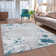 Tapis moderne en marbre abstrait