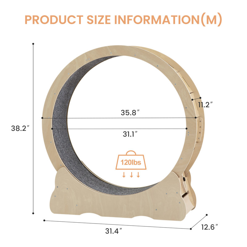 Roue d'exercice pour chat Emilse