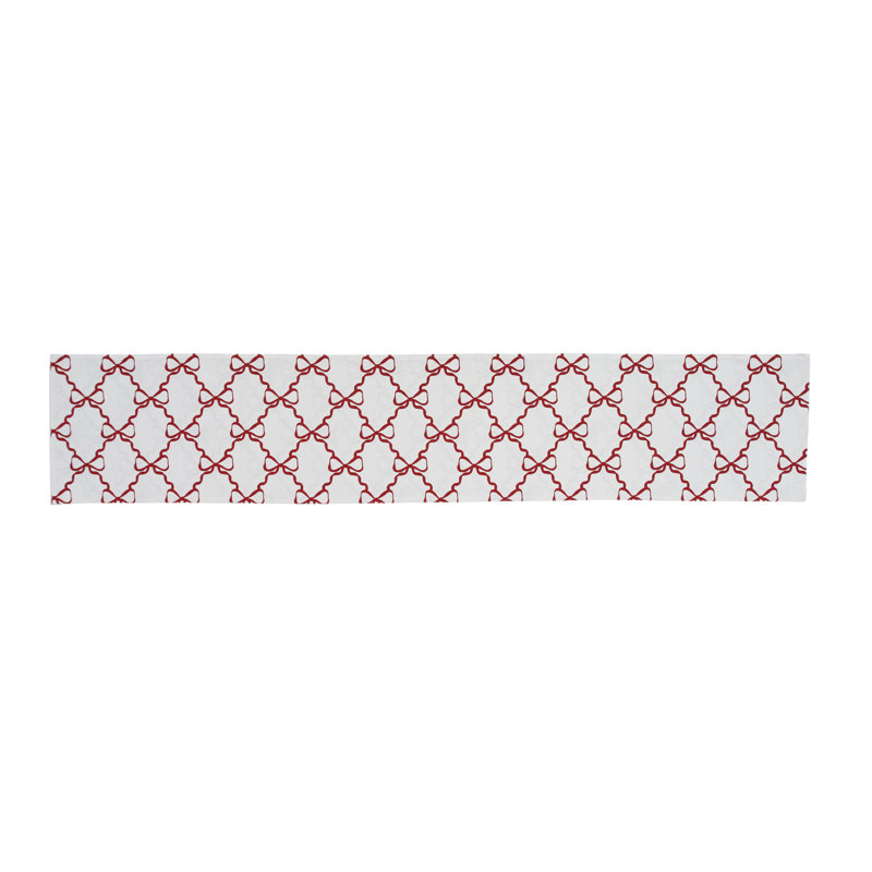 Candy Cane Bows Runner