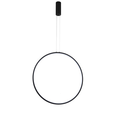 1 - Light LED Wagon Wheel Pendant