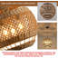 Luminaire suspendu en rotin de bohème Boho-1117413423