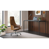Luma Office - Lift Desk - 48" x 24" - Black