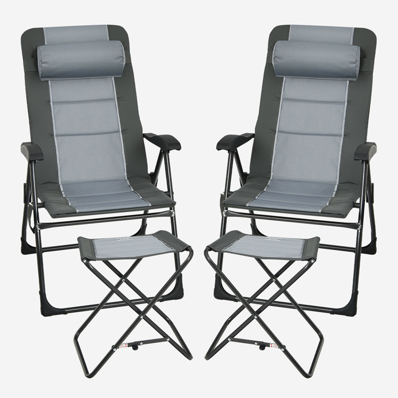 Brender Folding Patio Dining Armchair with Cushion