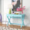 Bureau long Halstad Modern 44 avec tiroir de rangement